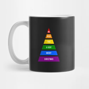 Rainbow Christmas Tree Mug